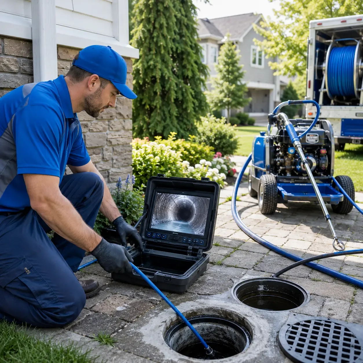 Outdoor drain cleaning professionals serving Hopedale, MA